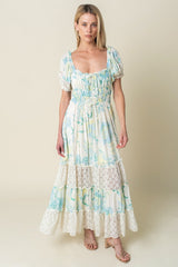 Marissa Floral Lace Maxi Dress