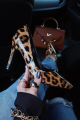 Kylan Heel Pumps - Leopard