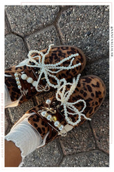 Piper Lace Up Sneakers - Leopard