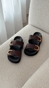 Rosalyn Slides - Chocolate