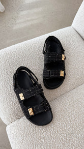 Lillian Flats - Black Boucle