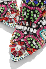 Nico Fully Embellished Ankle Boots - Multi