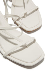 Elsie Slingback Mid Heels - Ivory