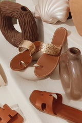 Julissa Slip On Sandals - Gold