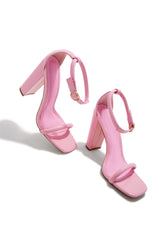 Marci Block Heels - Pink