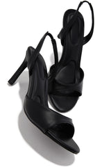 Kianny Single Sole Heels - Black