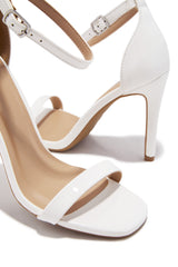 Lucero Single Sole Heels - White