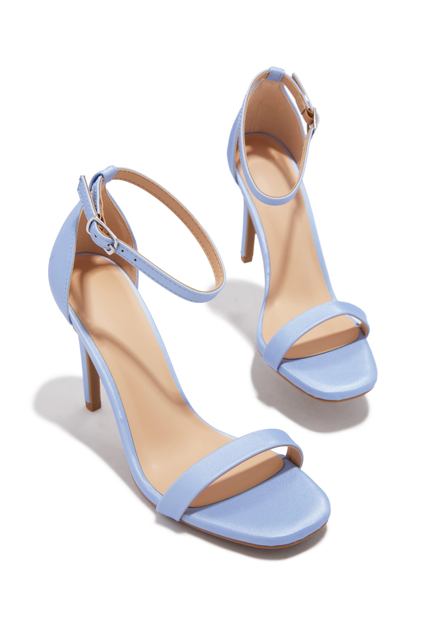 Lucero Single Sole Heels - Light Blue