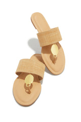 Island Bliss Slip On Sandals - Natural