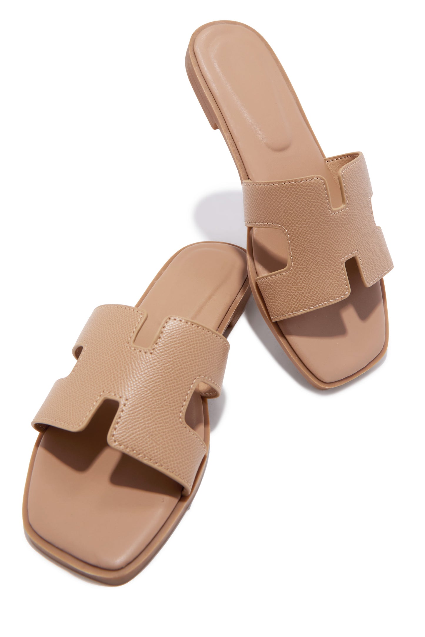 Elara Slip On Sandals - Nude