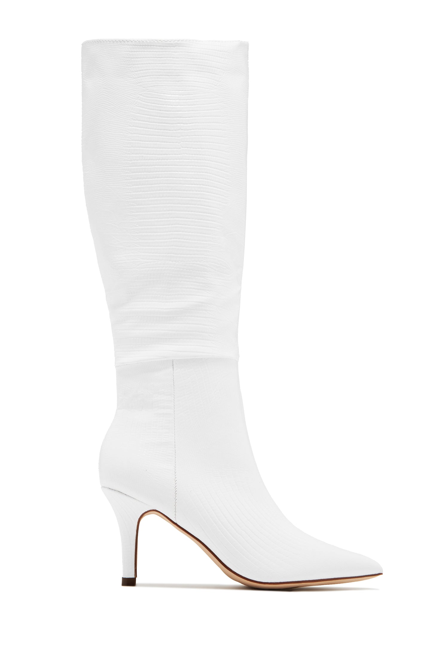 Sarai Knee High Heel Boots - Black