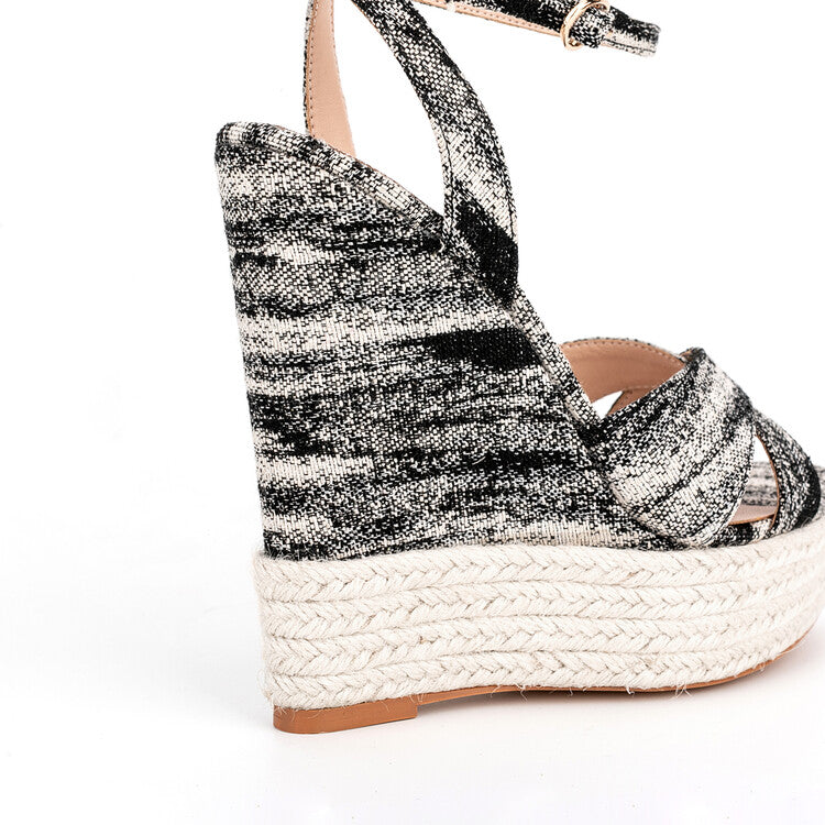 Ankle Straps Super High Platforms