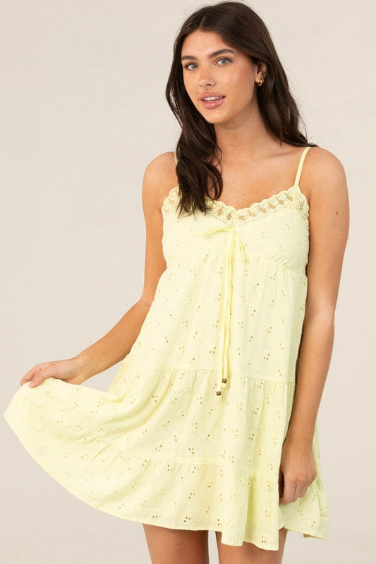 The Serena Tiered Eyelet Sundress