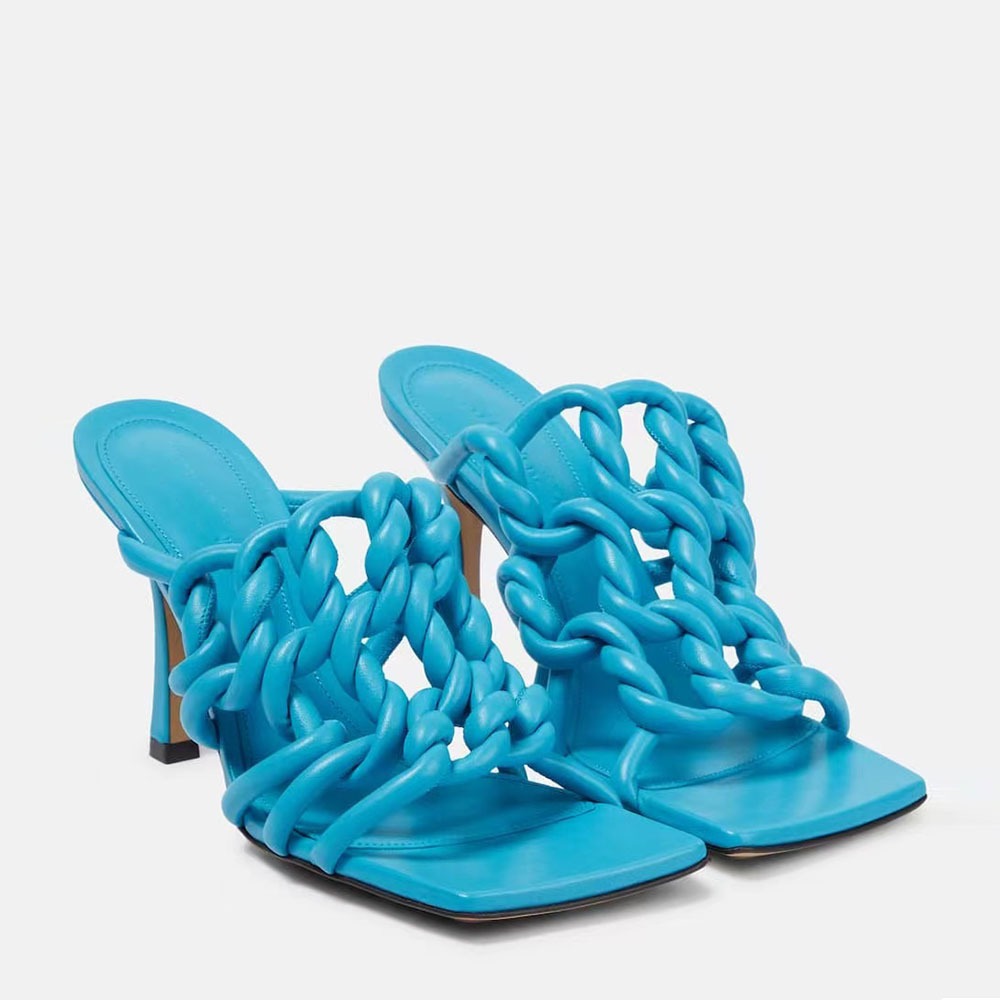 Handmade Square Head Woven Sandals
