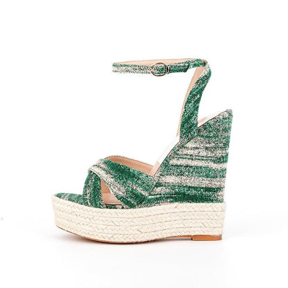 Ankle Straps Super High Platforms