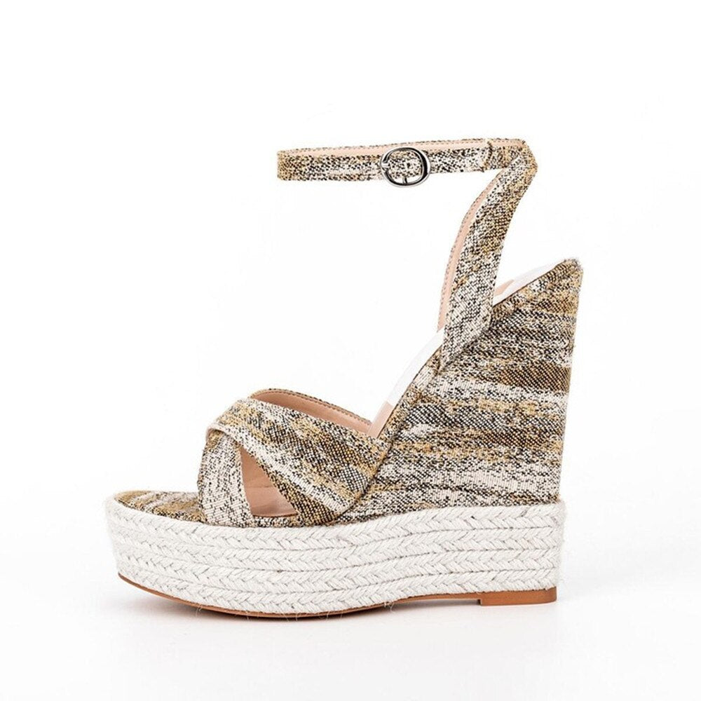 Ankle Straps Super High Platforms