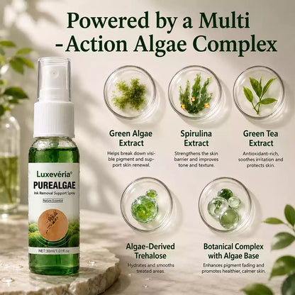 Luxevéria® PureAlgae Ink Removal Support Spray 🌿