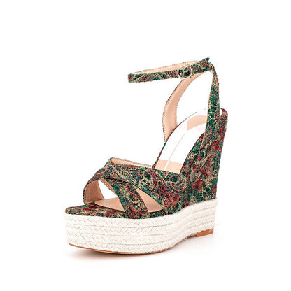 Ankle Straps Super High Platforms