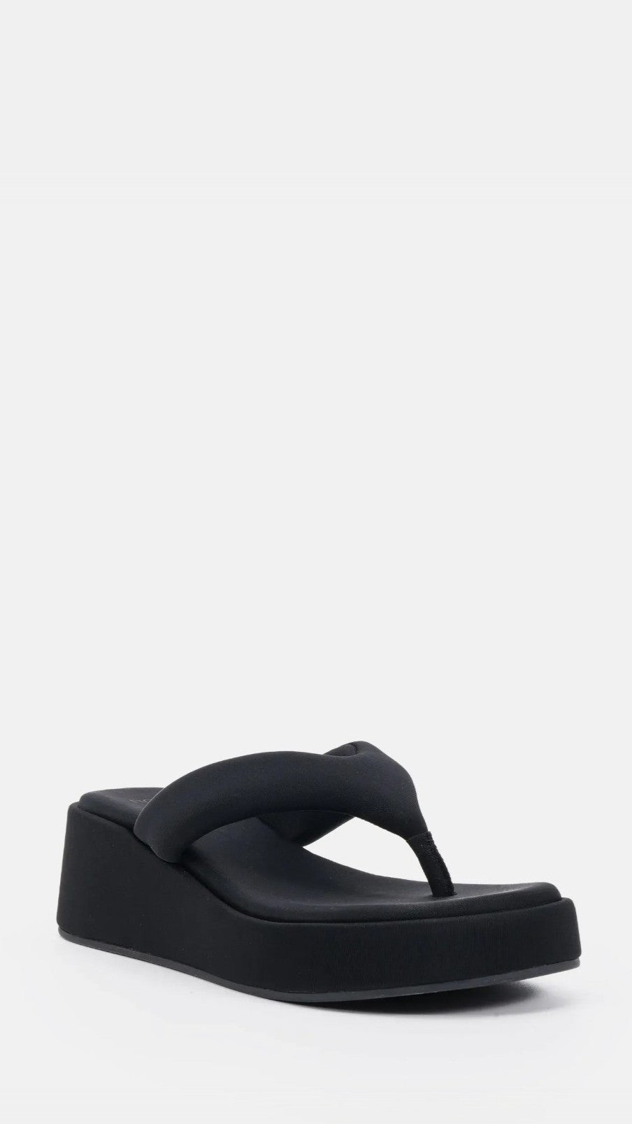 Bibiana Platform Thong - Black