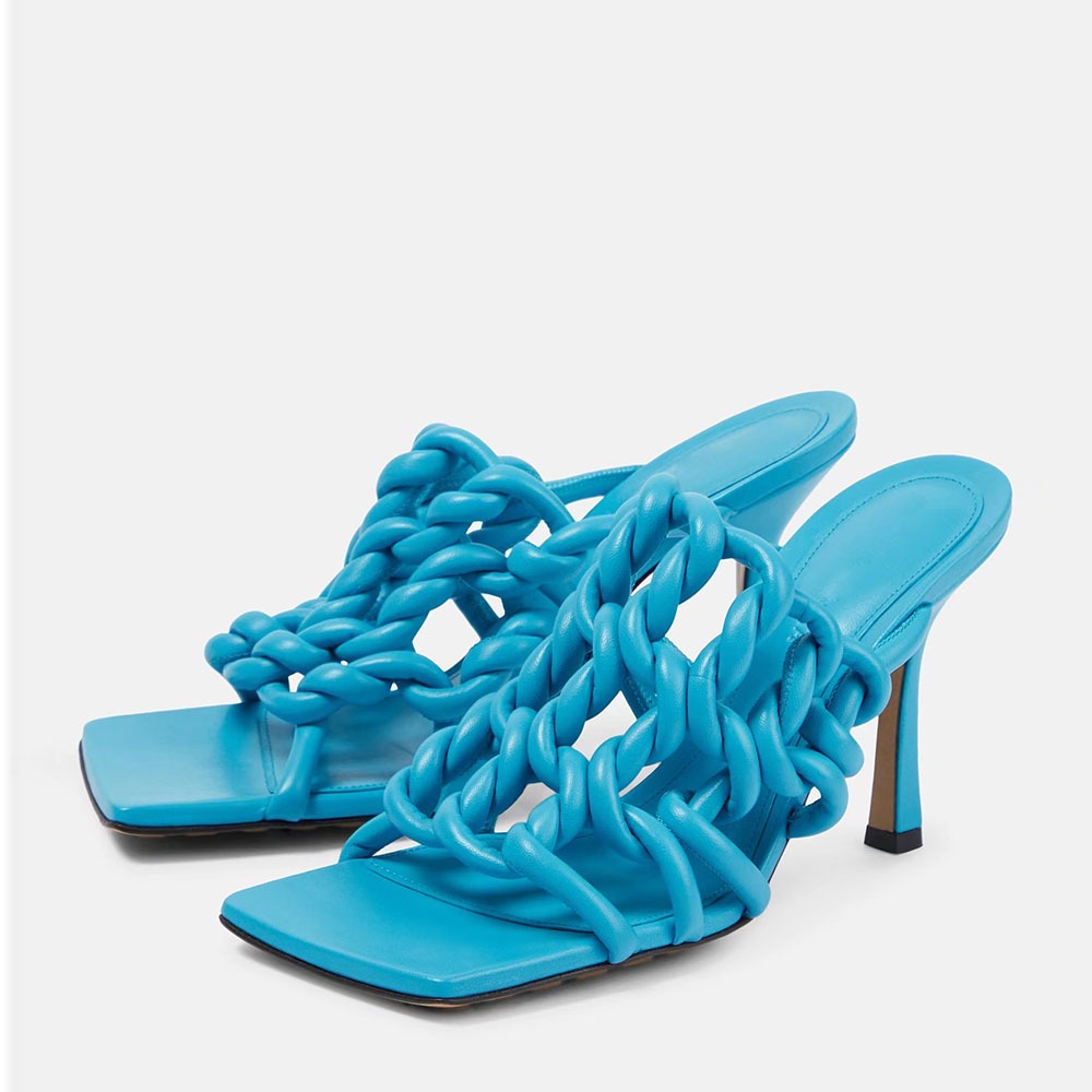 Handmade Square Head Woven Sandals