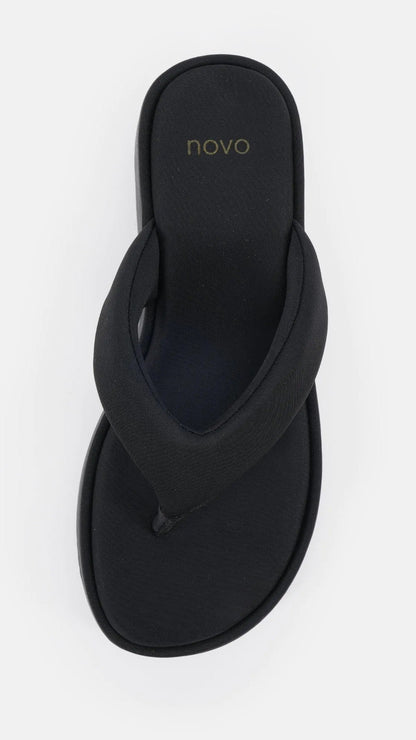 Bibiana Platform Thong - Black