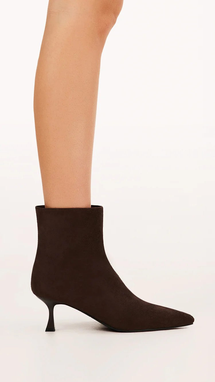 Carmella Boots - Dark Cacao Suede