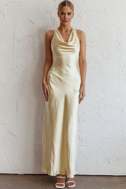Cassiopeia Open Back Maxi Dress Butter