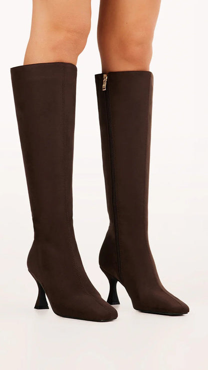 Corbin Boots - Dark Cacao Suede