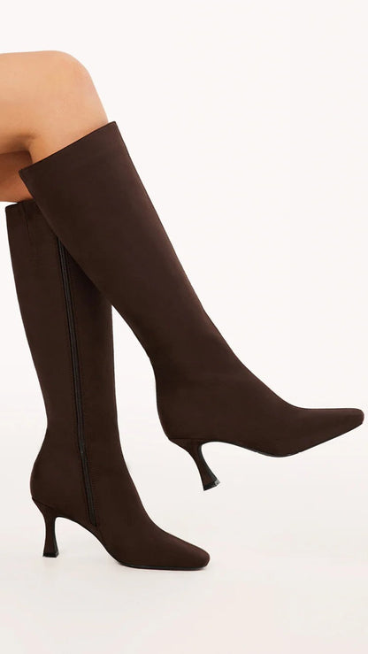 Corbin Boots - Dark Cacao Suede