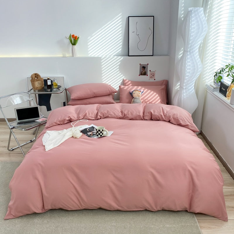 Duvet Cover Solid Color Quilt Cover Tibetan Green King Size Comforter Cover High Quality Skin Friendly Fabric Bedding Cover