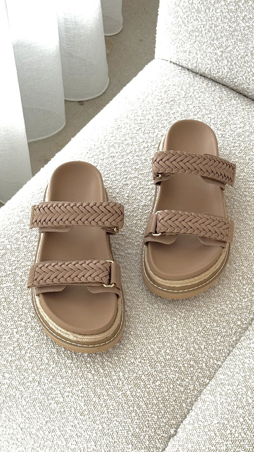 Alva Slides - Light Cashew
