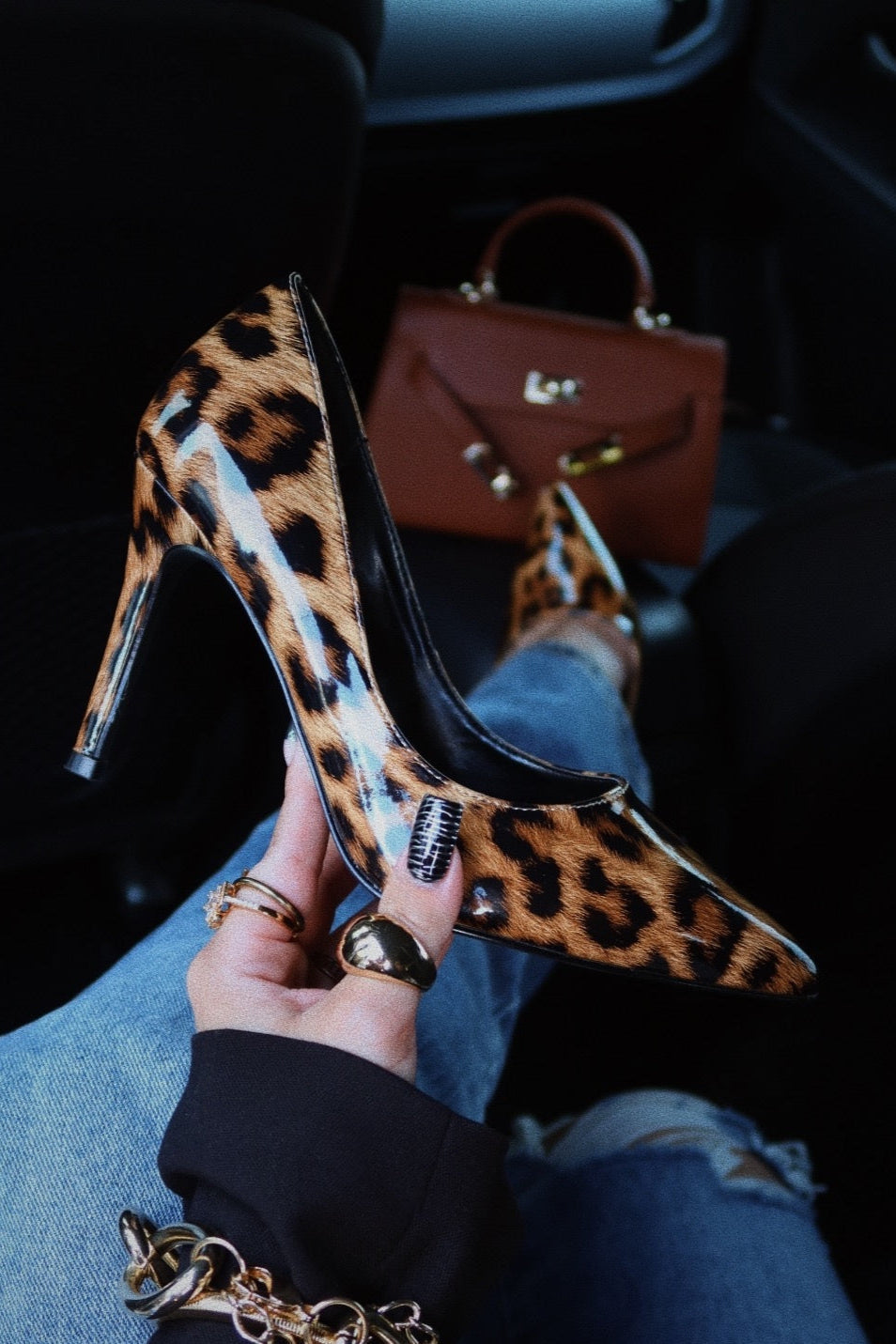 Kylan Heel Pumps - Leopard