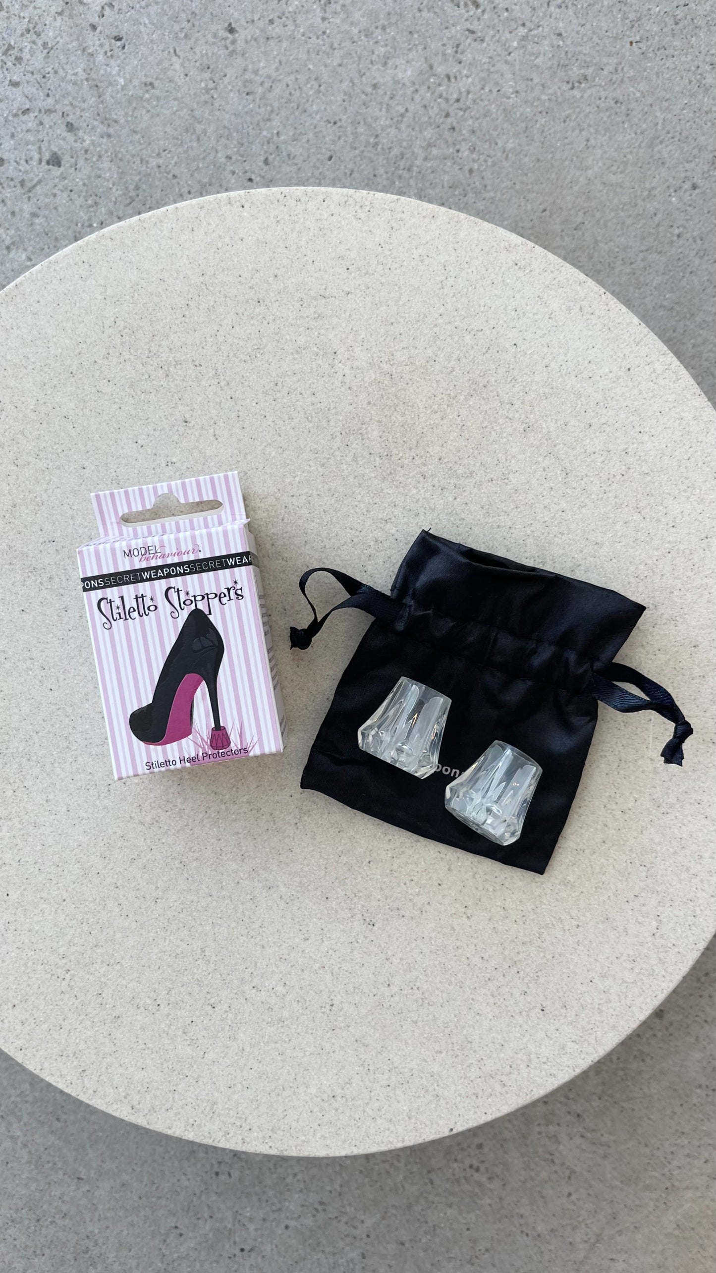 Stiletto Stoppers High Heel Protectors - Clear