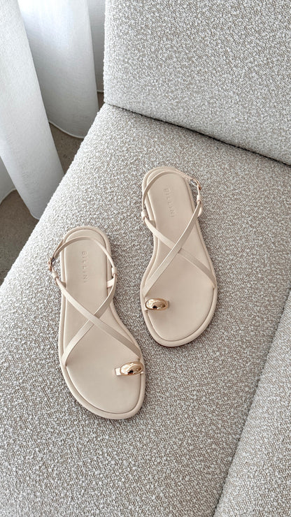 Chandra Sandal - Bone