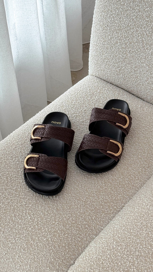 Rosalyn Slides - Chocolate