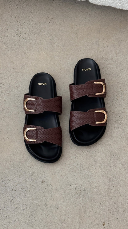 Rosalyn Slides - Chocolate