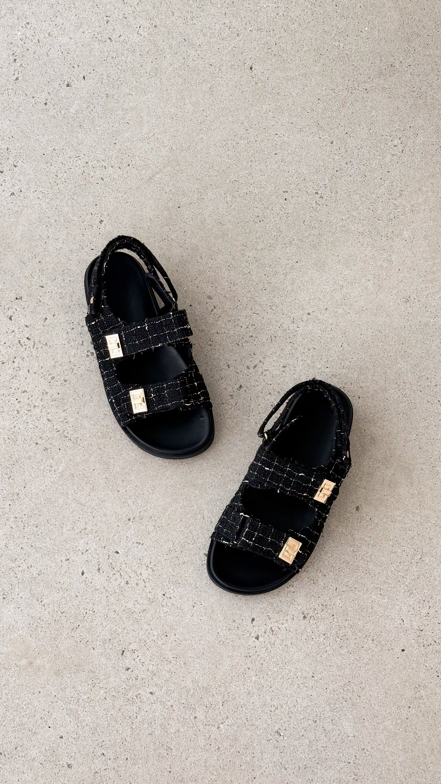 Lillian Flats - Black Boucle