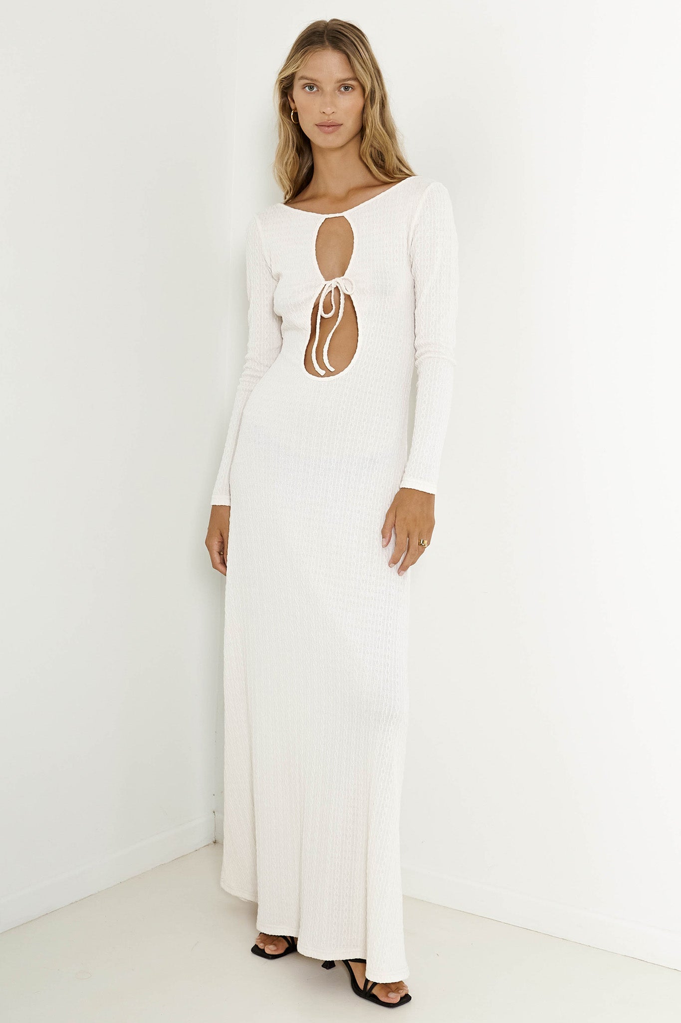 SNDYS Tallulah Maxi Dress White
