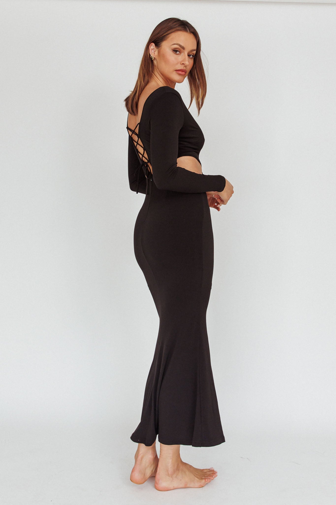 Dress Codes Cut-Out Maxi Dress Black