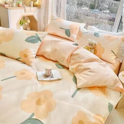Family Bed Linen Bed Linen 200x220 Bedsheet Set with Pillow ... Bedclothes Bedding Set Bed Sheet Comforter Sets Duvet Cover