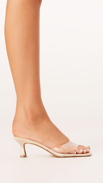 Topaz Heel - Nude Patent
