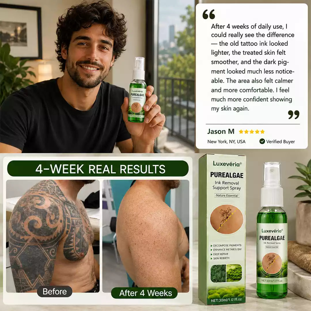 Luxevéria® PureAlgae Ink Removal Support Spray 🌿