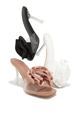 Jardine Floral Single Sole Mules - Nude