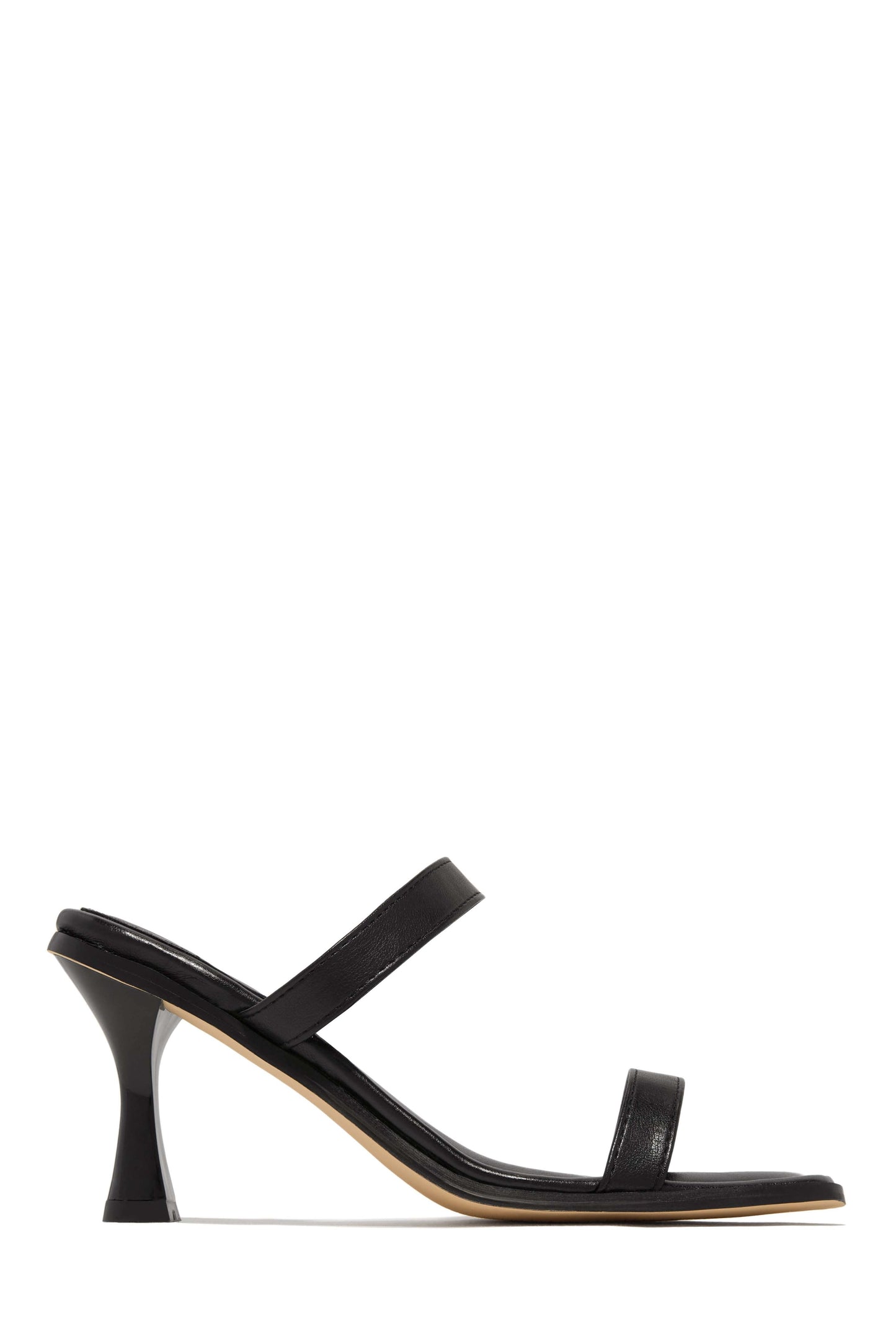 Raylen Mid Heel Mules - White