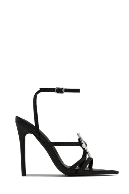 Ameira Embellished High Heels - Pink