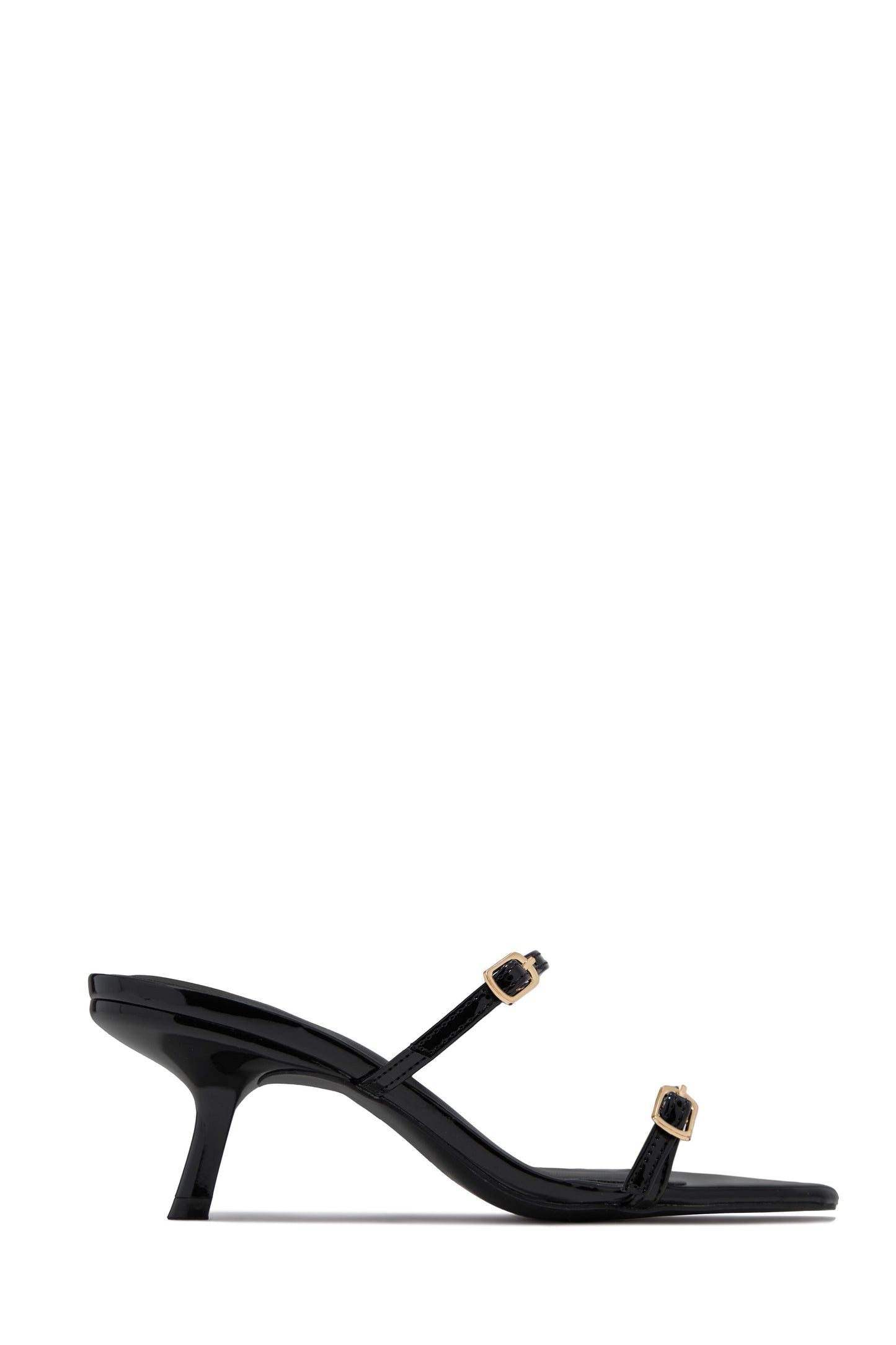 Disna Mid Heel Mules - Black