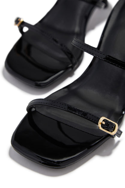 Disna Mid Heel Mules - Black
