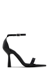 Tania Single Sole Heels - Black
