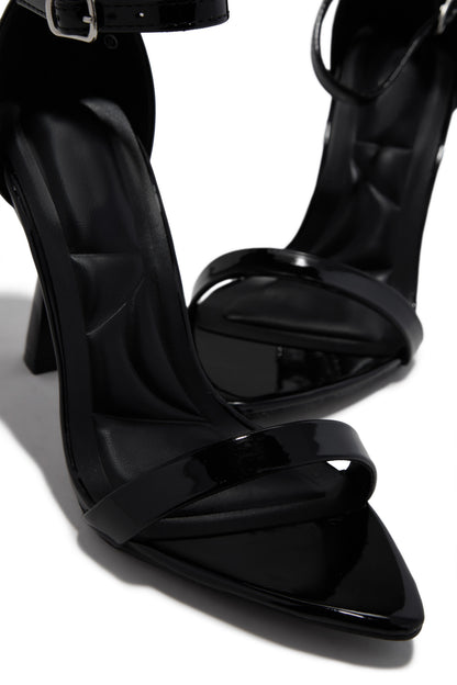 Tania Single Sole Heels - Black