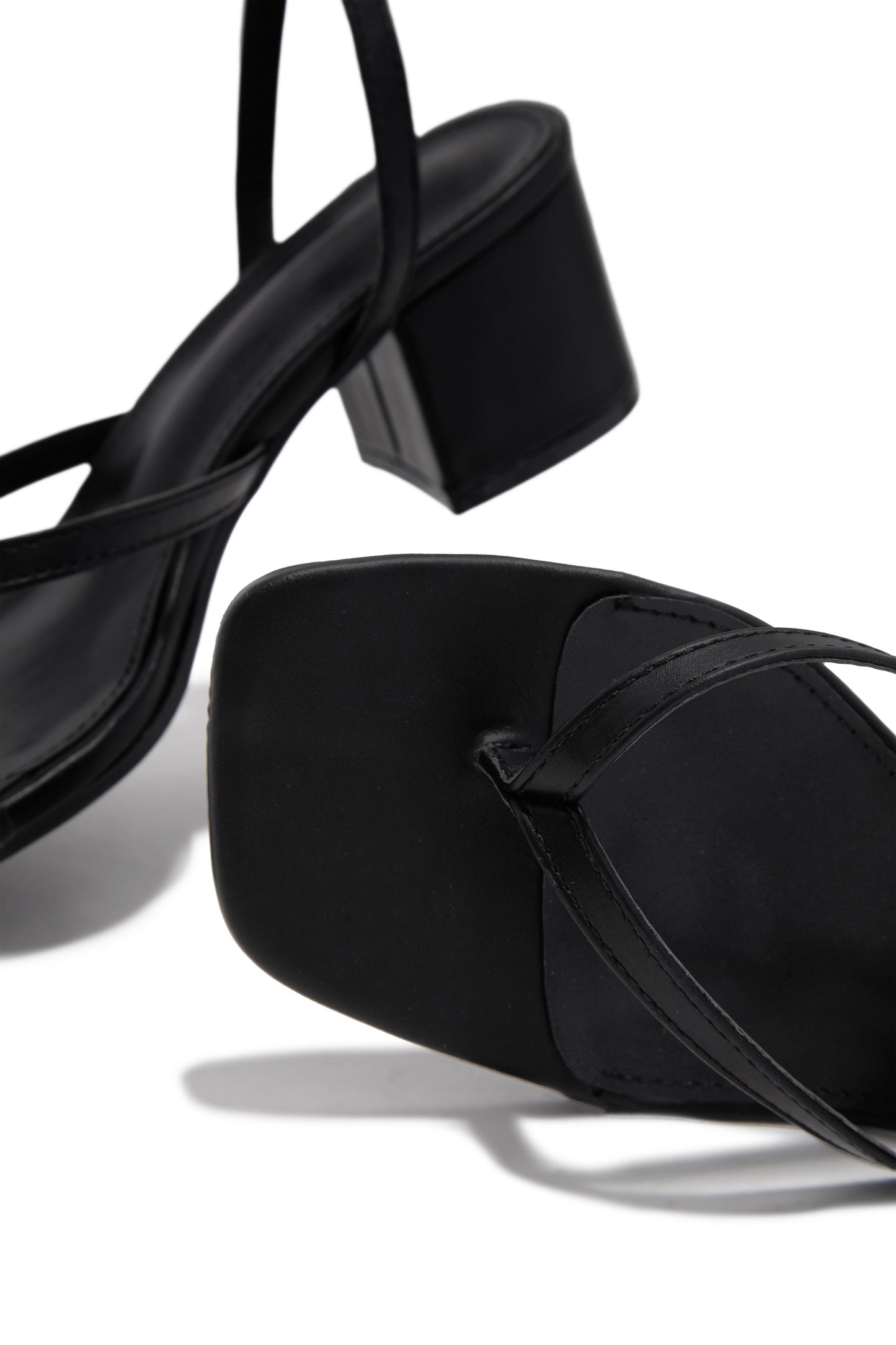 Letty Chunky Mid Heels - Black